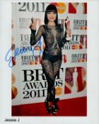 Jessie J signed 10x8 inch colour photo. Good Condition. All autographs come with a Certificate of