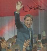 Justin Trudeau signed 6x6 inch colour magazine photo. Good Condition. All autographs come with a