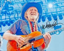 Willie Nelson signed 10x8 inch colour photo. Good Condition. All autographs come with a