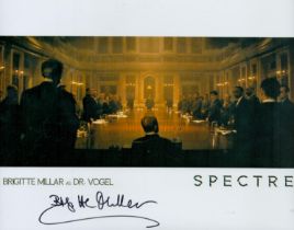 James Bond actor Brigitte Millar signed 10 x 8 colour photo from Spectre. Brigitte Millar is a