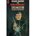 Roger Moore as James Bond 007 paperback book by Pan Books. UNSIGNED. Good Condition. All