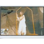 James Bond actress Eileen Roberts signed 10 x 8 colour photo from Live and Let Die, she was Jane