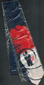 James Bond logoed tie in wrapper. Good Condition. All autographs come with a Certificate of