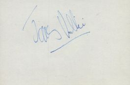James Villiers Vintage Signed Autograph Book Page James Bond 007.Villiers made his film début in
