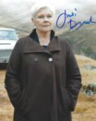 Judi Dench signed 10x8 inch James Bond Spectre colour photo. Good Condition. All autographs come
