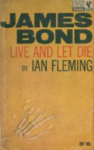 Live and let die paperback book published by Pan Books. UNSIGNED. Good Condition. All autographs