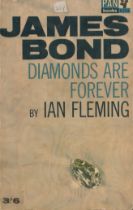 Diamonds are forever paperback book published by Pan Books. UNSIGNED. Good Condition. All autographs