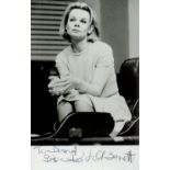 Jill Bennett James Bond signed 6 x 4 inch b/w photo to David. Rare autograph she died in 1990. She