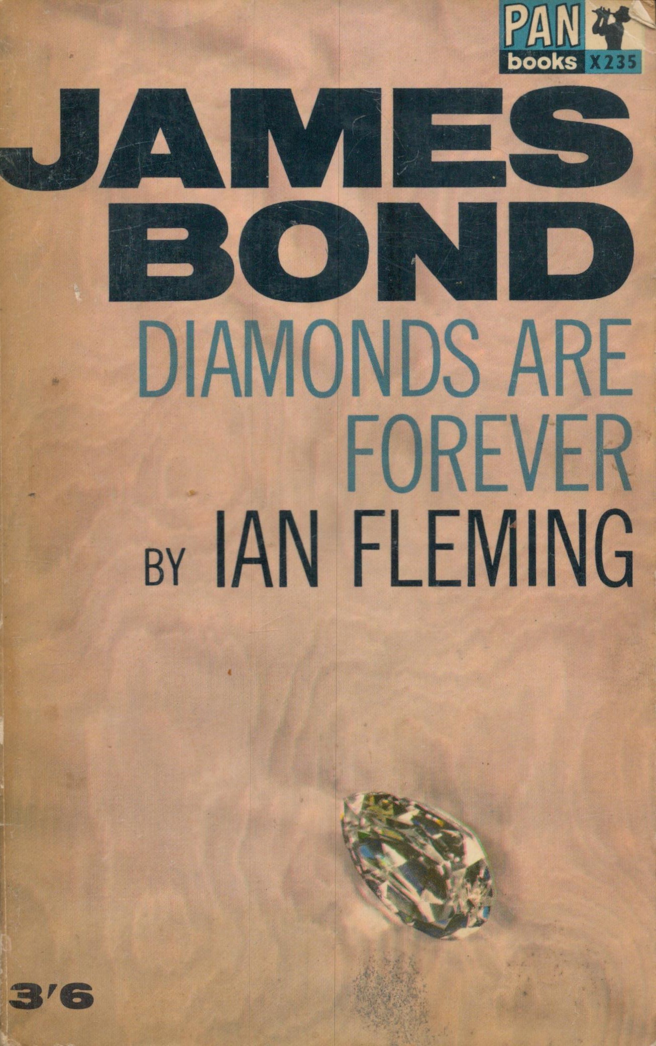 Diamonds are Forever paperback book published by Pan Books. UNSIGNED. Good Condition. All autographs