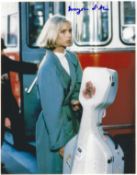 Maryam D'Abo signed 10x8 inch James Bond Living Daylights colour photo. Good Condition. All