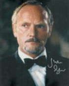 James Bond actor Julian Glover signed 10 x 8 colour photo as Aristotle Kristatos in For Your Eyes