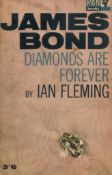 Diamonds are forever paperback book published by Pan Books. UNSIGNED. Good Condition. All autographs