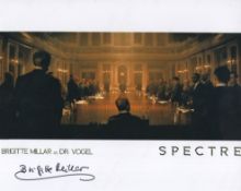 007 James Bond movie Spectre 8x10 inch colour scene photo signed by actress Brigitte Millar (Dr