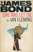 Live and let die paperback book published by Pan Books. UNSIGNED. Good Condition. All autographs