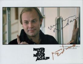 James Bond Klaus Maria Brandauer (Never Say Never Again As Largo) Signed 8x10 photo. Brandauer is