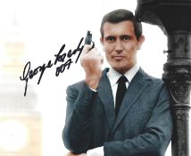 George Lazenby signed 10x8 inch James Bond On Her Majestys Secret Service colour photo. Good