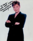 Samantha Bond signed 10x8 inch colour photo dedicated. Good Condition. All autographs come with a