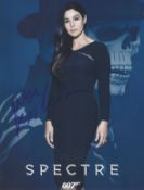 Monica Bellucci signed 10x8 inch James Bond Spectre colour photo. Good Condition. All autographs