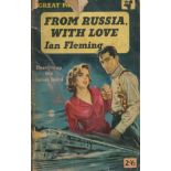 From Russia with love paperback book published by Pan Books. UNSIGNED. Some damage to cover. Good