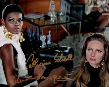 Catherine Schell And Sylvana Henriques Signed James Bond OHSS 10x8 inch photo. Schell is a