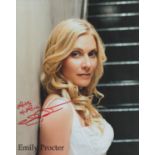 Emily Procter signed 10x8 inch colour promo photo. Good Condition Est