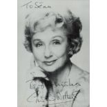 Googie Withers signed black & white photo 6x4 Inch. Dedicated. Was an English entertainer. She was a