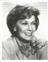 Vera Miles signed 10x8 inch black and white vintage photo dedicated. Good Condition Est