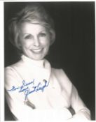 Janet Leigh signed 10x8 inch black and white photo dedicated. Good Condition Est