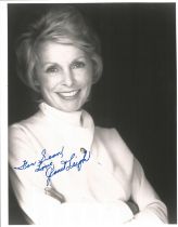 Janet Leigh signed 10x8 inch black and white photo dedicated. Good Condition Est