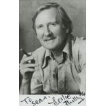 Leslie Phillips signed 6x4 inch black and white photo dedicated. Good Condition Est