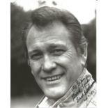 Earl Holliman signed 10x8 inch black and white photo dedicated. Good Condition Est