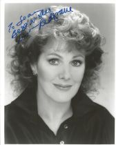 Lyn Redgrave signed 10x8 inch black and white photo dedicated. Good Condition Est