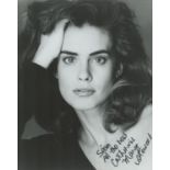 Catherine Mary Stewart signed 10x8 inch black and white photo dedicated. Good Condition Est