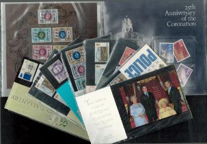 Stamp Pack collection includes The 100th year of the Queen Mother, British Police, Christmas 1979
