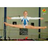 Lisa brüggemann signed promo colour photo 6x4 Inch. Was a German female artistic gymnast,