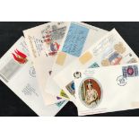 FDC Royal Collection stamp dated 1977 and 1978 5 in collection. Good Condition Est.