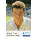 Angus Fraser signed 6x4inch colour photo. Good Condition Est.