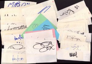 Sport Collection - Approx 50 signed cards of legendary names including Michael Owen, Lee, Bowser,
