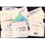 Sport Collection - Approx 50 signed cards of legendary names including Michael Owen, Lee, Bowser,