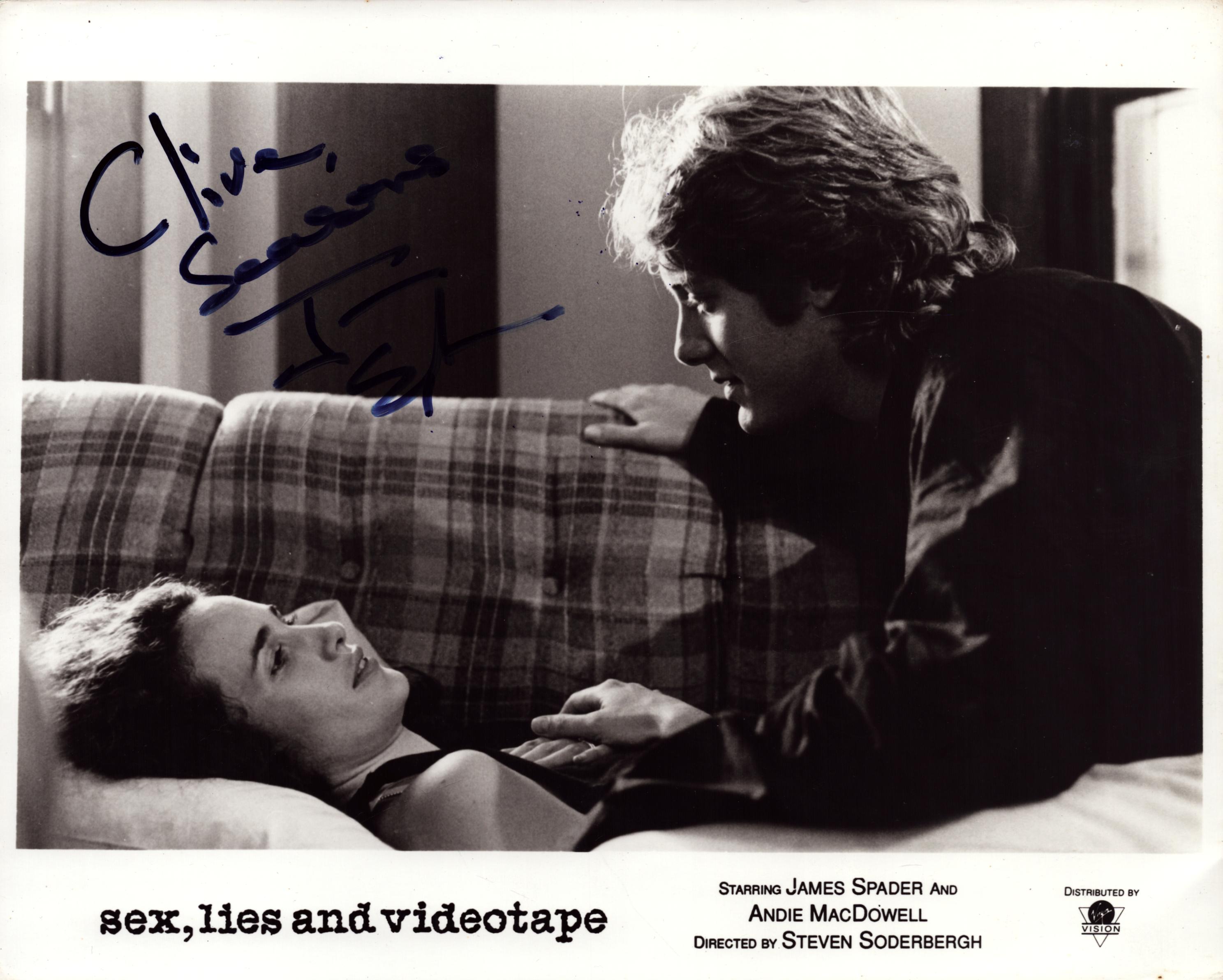 James Spader signed 10x8 inch black and white lobby card. DEDICATED. Good Condition Est.