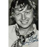 Tommy Steele, OBE signed black & white photo 5.5x3.5 Inch. Known professionally as Tommy Steele,