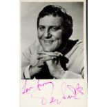 Terry Scott signed black & white photo 5.5x3.5 Inch. Was an English actor and comedian who