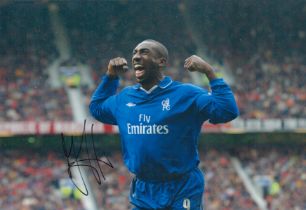 Football Jimmy Floyd Hasselbank signed 12x8 inch colour photo pictured while playing for Chelsea.