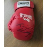 Ryan Ruthless Kelly signed full-sized Lonsdale boxing glove.