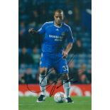 Football Alex signed 12x8 inch colour photo pictured while playing for Chelsea.