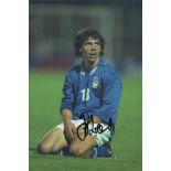 Football Gianfranco Zola signed 12x8 inch colour photo pictured while playing for Italy.