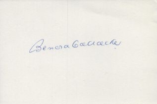 Bernard Gallacher, OBE signature piece 6x4 Inch. Is a Scottish professional golfer.