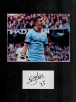 Stevan Jovetić 16x12 inch mounted signature piece includes signed white card and colour photo