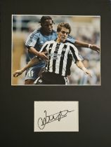 Football Johnathan Woodgate Signed White Signature Card With Colour Photo, Mounted Professionally to