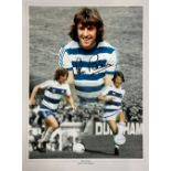 Stan Bowles signed photographic montage print Stan Bowles gained a reputation as one of the game's